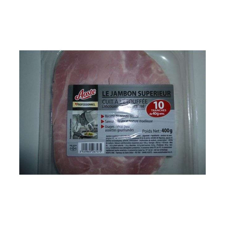 JAMBON CUIT DD 10 TRS 400GRS