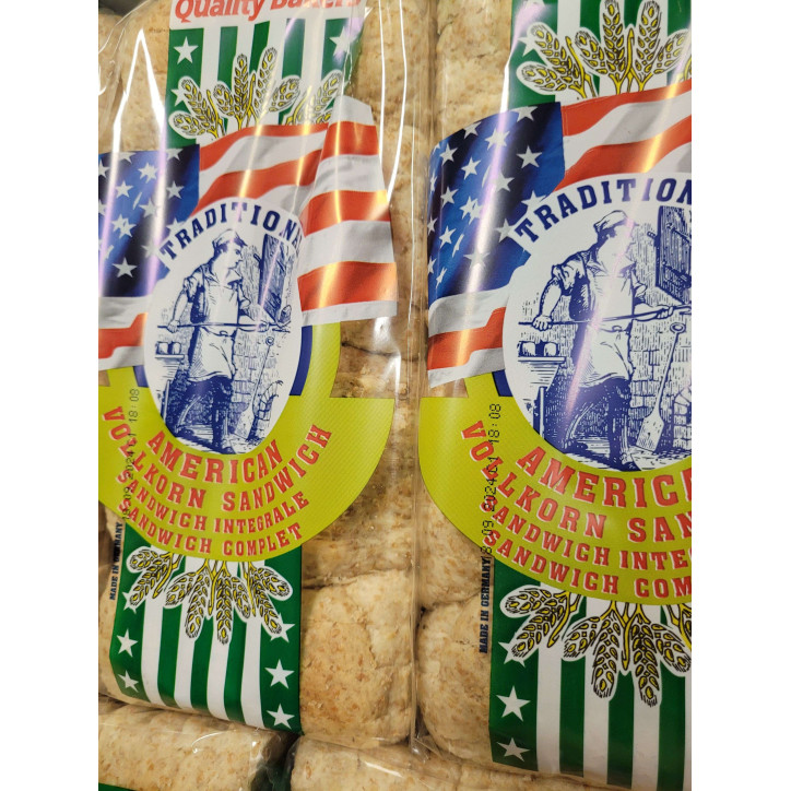 AMERICAN  PAIN DE MIE COMPLET 750 GR