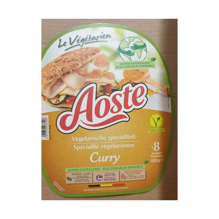 AOSTE VEGETARIEN CURRY 100GRS 