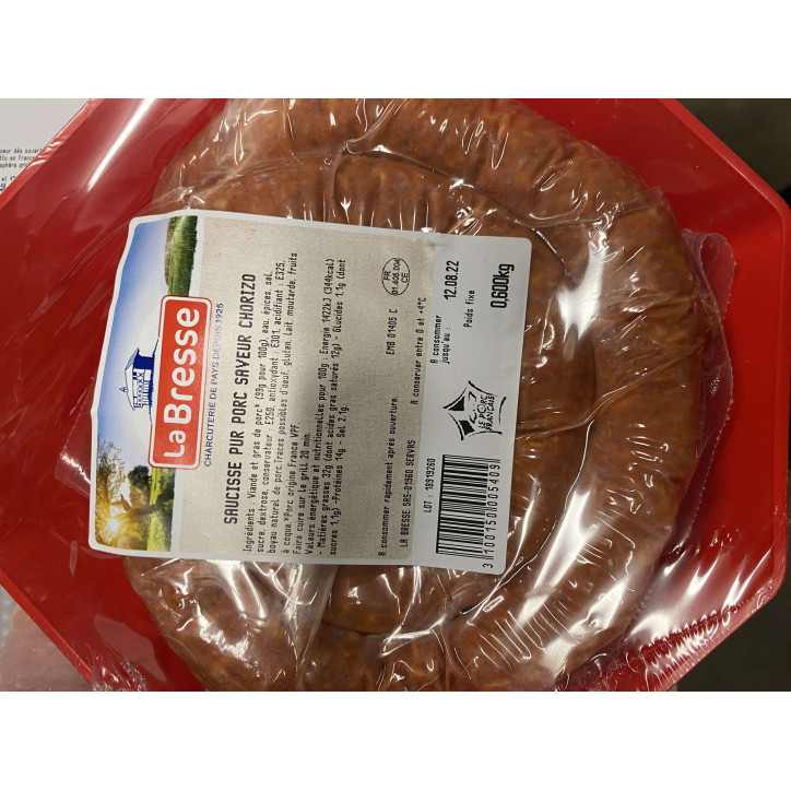 SAUCISSE CHORIZO 600 GR