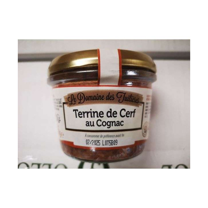 TERRINE DE CERF AU COGNAC 180GR