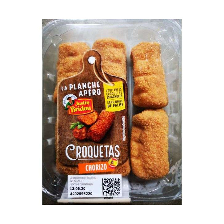 CROQUETAS CHORIZO 180 GRS 