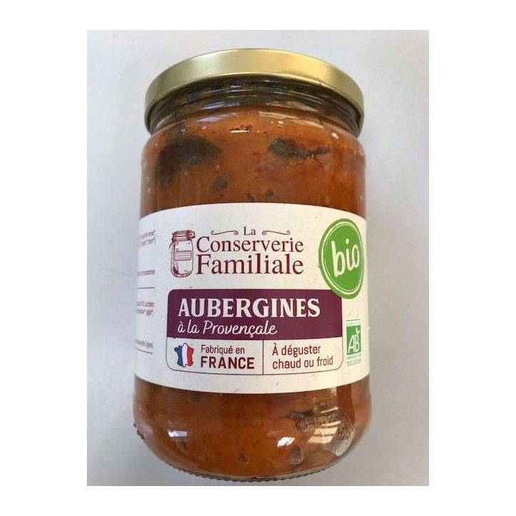 AUBERGINES CUISINEES BIO 520G