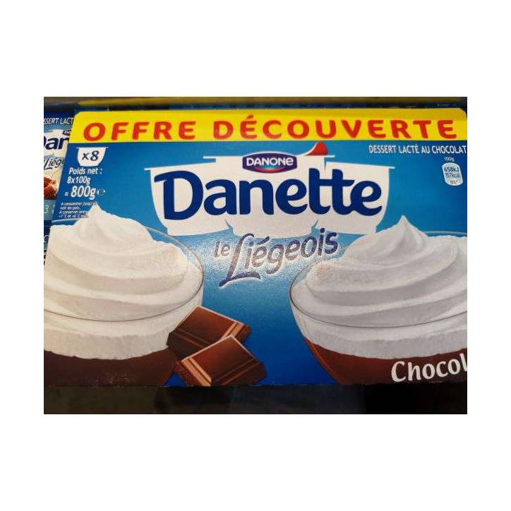 DANETTE LIEGEOIS 800GRS 