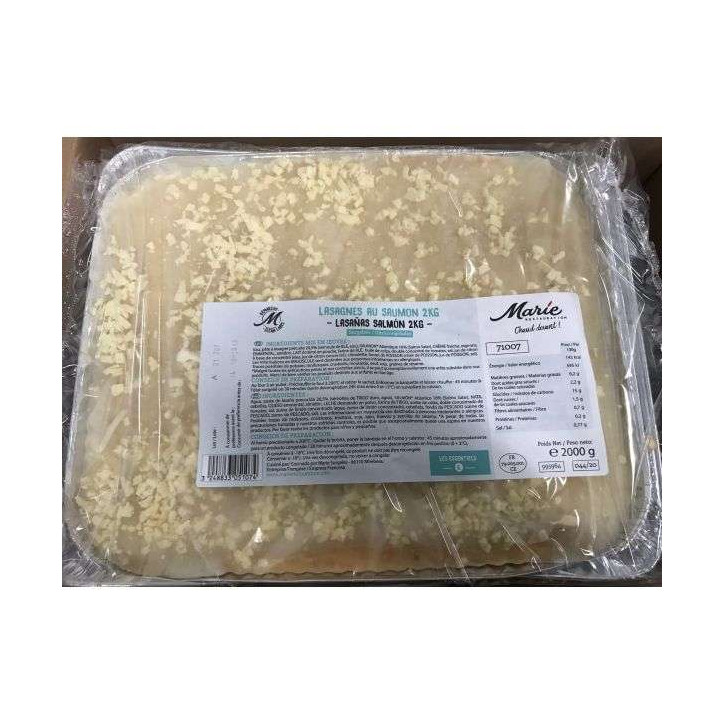 LASAGNES AU SAUMON 2 KG