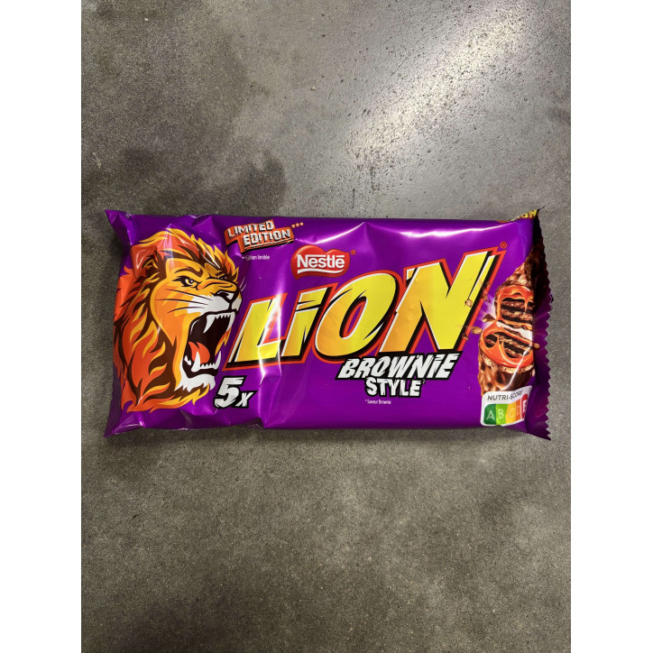 LION BROWNIE X5 150G