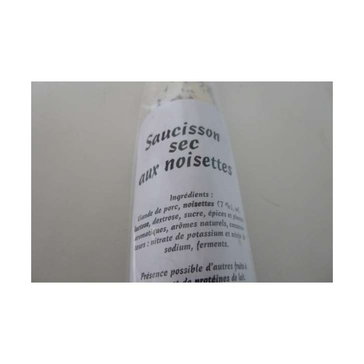 SAUCISSE SECHE NOISETTE 250 GR