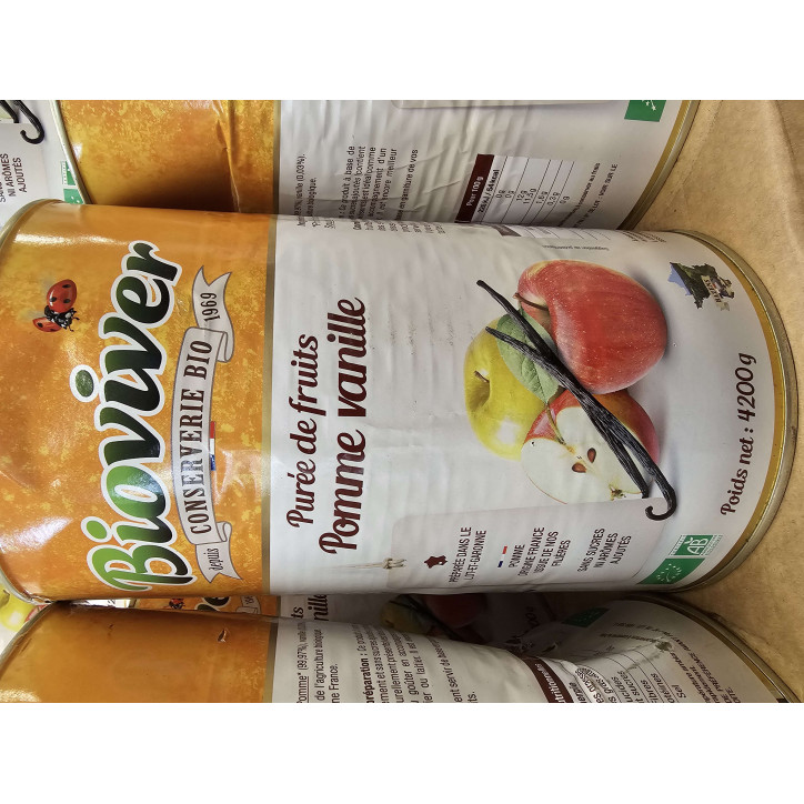 PUREE DE FRUITS POMME VANILLE 4.2KG