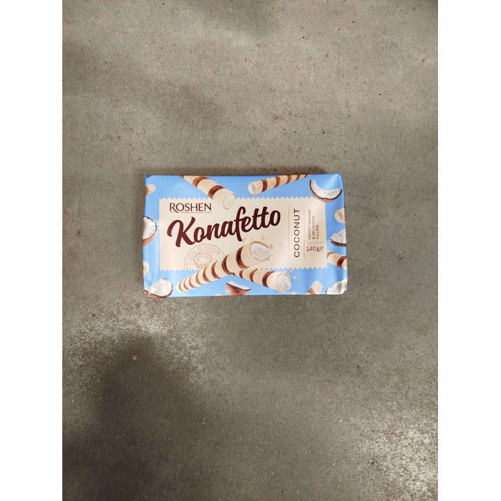 GAUFRETTES ROULÉE NOIX DE COCO 140 GRS GAUFRETTES ROULÉE NOIX DE COCO 140 GRS