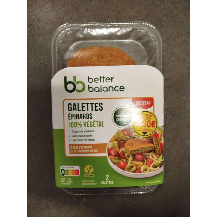 GALETTES EPINARD VEGETAL 160G