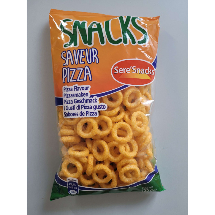 SNACKS SAVEURS PIZZA 125 GR.