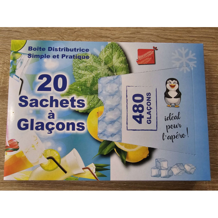 20 SACHETS GLACONS X24 