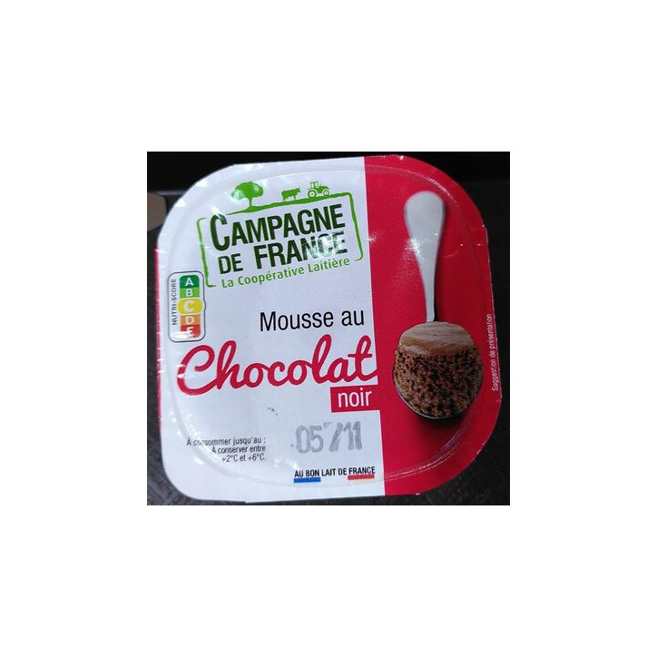 MOUSSE CHOCOLAT NOIR 4X54GR