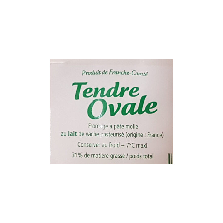 TENDRE OVALE 270 GR