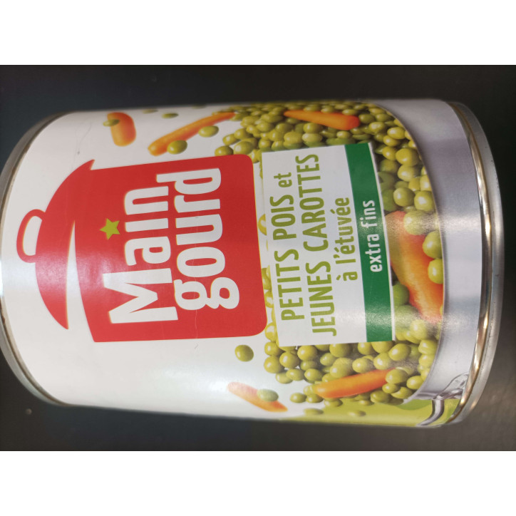 PETITS POIS CAROTTES 530 GRS