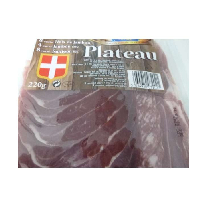 PLATEAU CHARCUTERIE 220 GR