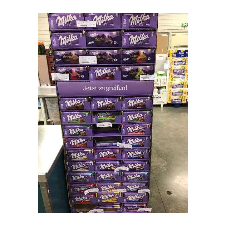 MILKA 85G REFS AU CHOIX