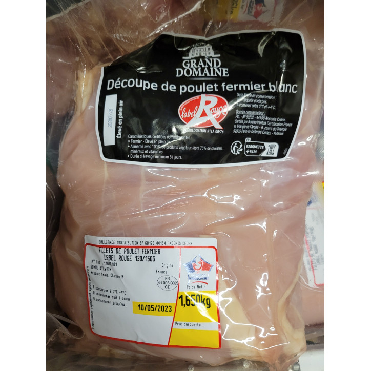 10 FILET POULET FERMIER 2KG ENV