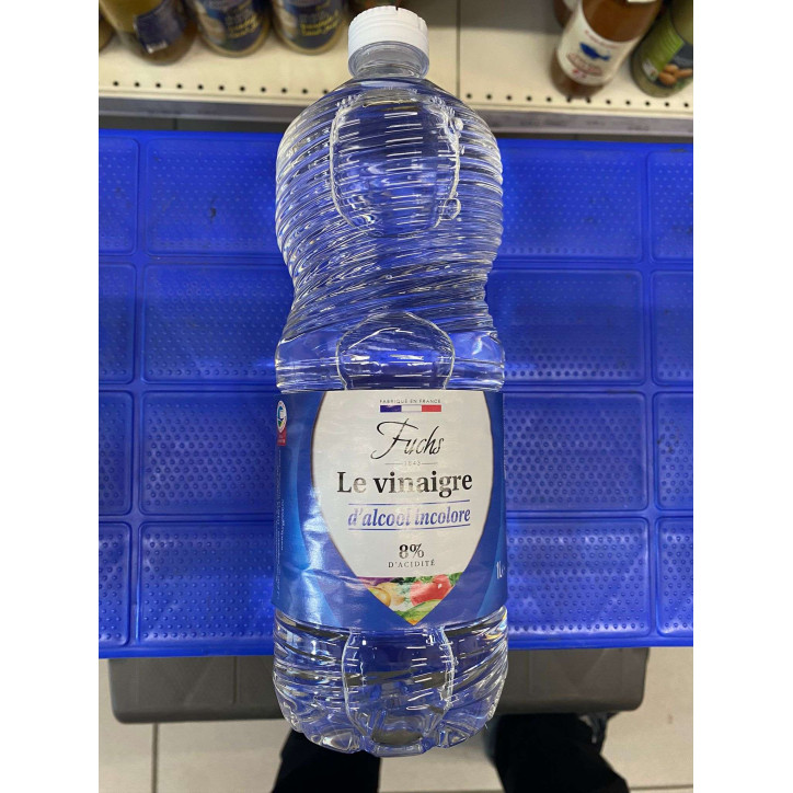 LE VINAIGRE D'ALCOOL INCOLORE 1 L