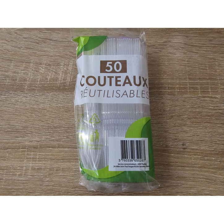 COUTEAU PLASTIQUE X50