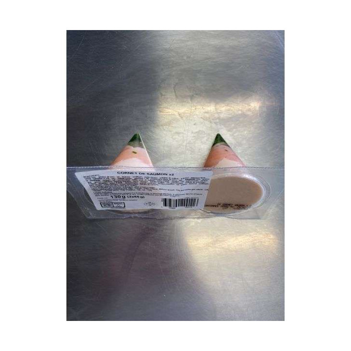 CORNET DE SAUMON X2 130G