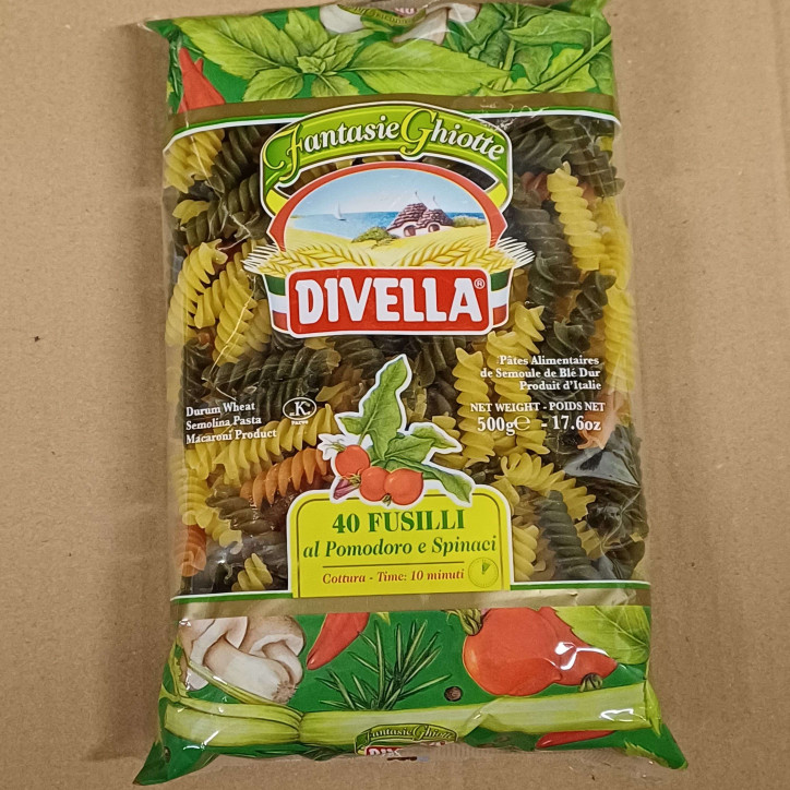 FUSILLI 3 COULEURS 500GR