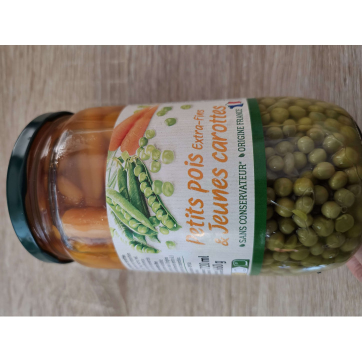 PETIS POIS CAROTTES BOCAL 420GR