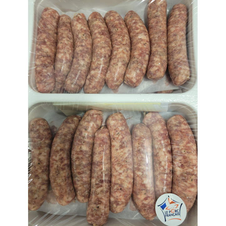 SAUCISSES SUP OIGNONS 5KG ENV