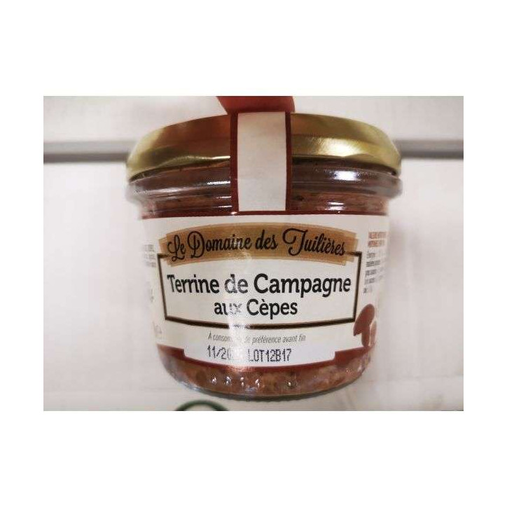 TERRINE DE CAMPAGNE CEPES 180GR