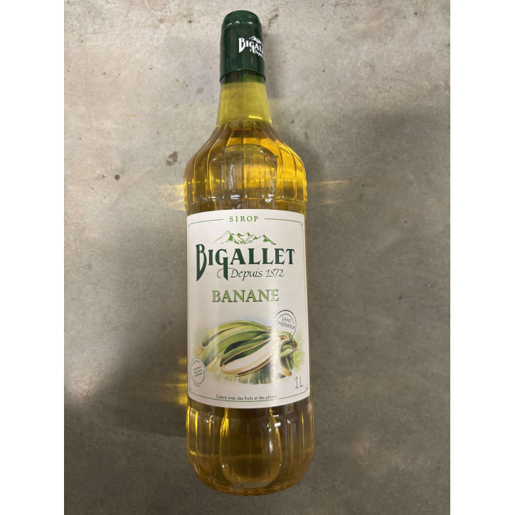 BIGALLET SIROP 1L BANANE