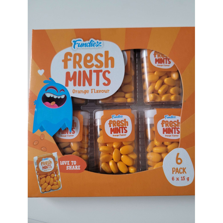 FRESH MINTS ORANGE 90 GRS 