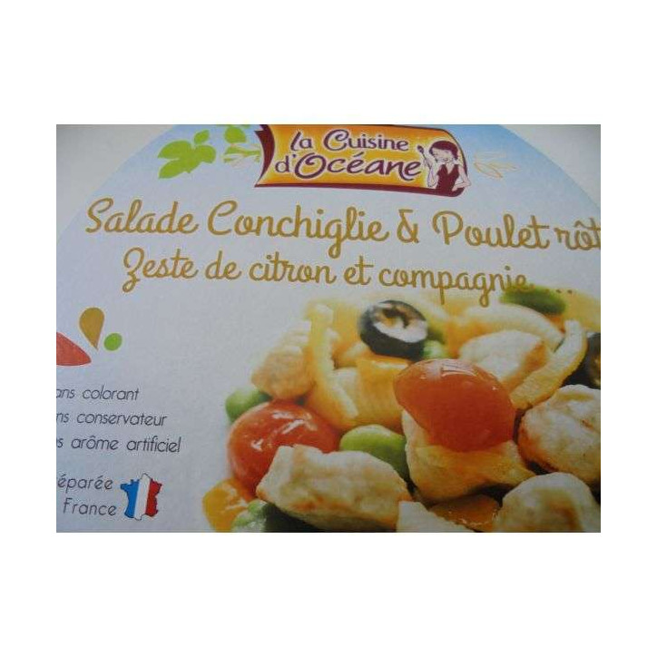 SALADE POULET ZESTE CITRON 220GR