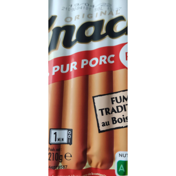 6 KNACKIS -25% DE SEL 210 GR