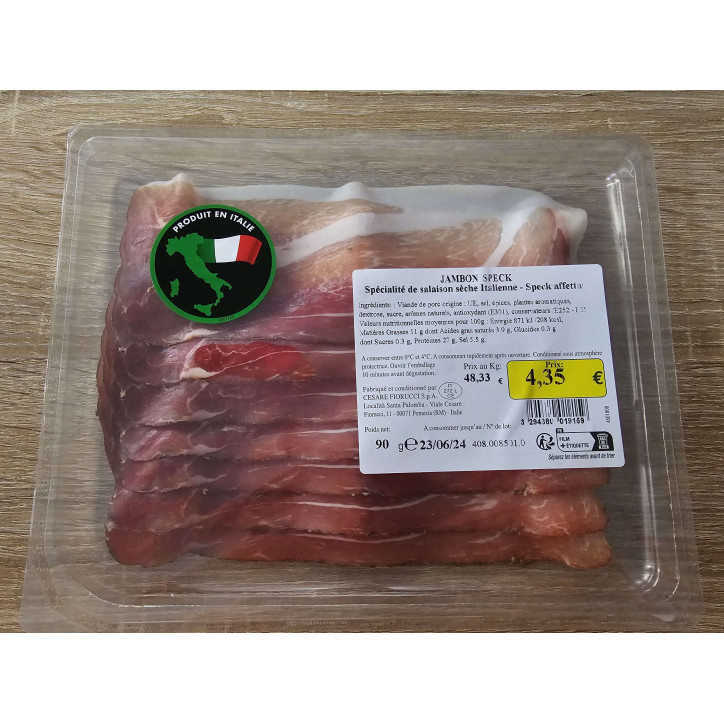 JAMBON SPECK ITALIEN 90G