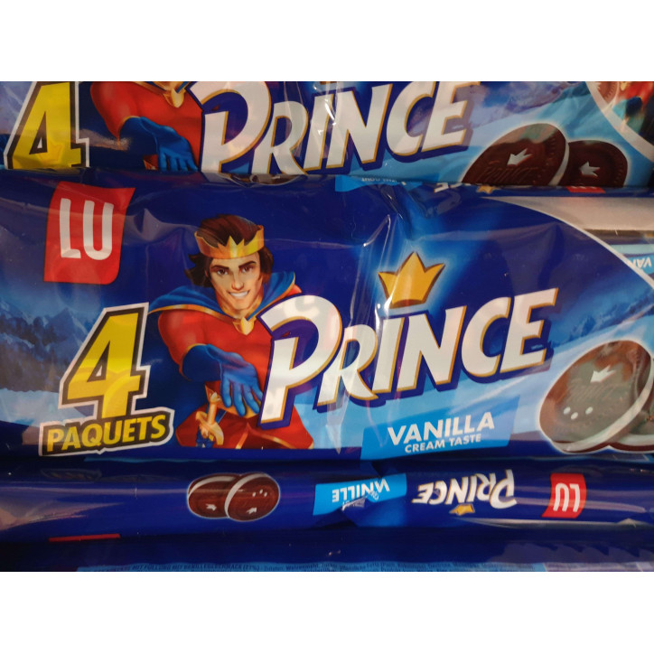 PRINCE 4 PAQUETS VANILLA  240 GR