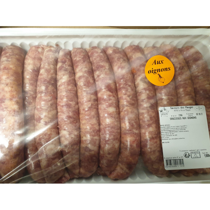 SAUCISSES OIGNON 2KG ENV