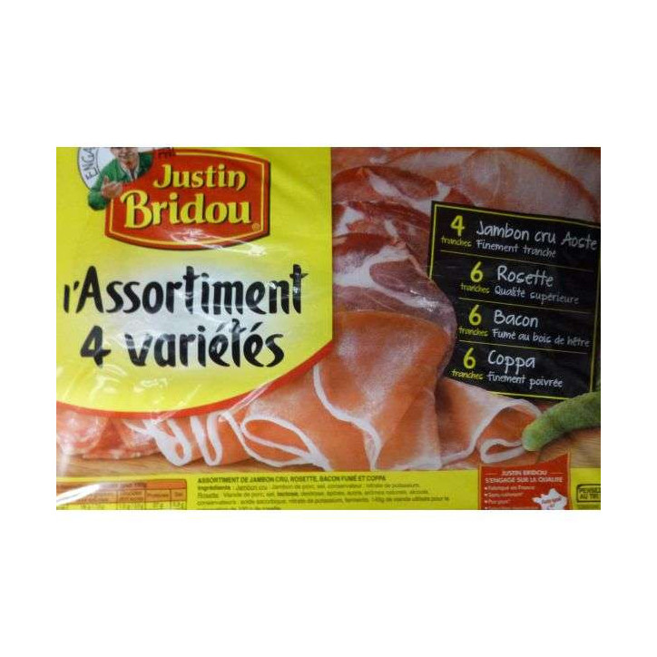 ASSORTIMENT 4 VARIETES 260 GR